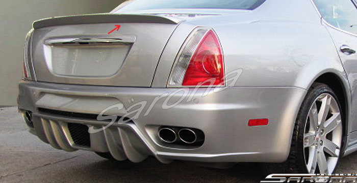 Custom Maserati Quattroporte Trunk Wing  Sedan (2005 - 2010) - $399.00 (Part #MR-001-TW)